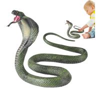 Falso Serpiente, Relleno de Serpiente | Gran Figura de Serpiente realista,Trucos de Broma de Relleno hilarante, Figura de animales Safari, Accesorios de Halloween para Halloween y Avril Fool Day