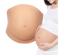 Falso Vientre De Embarazo - Accesorios para Chistes Prácticos - Falso Vientre de Embarazo de Silicona para Engaño | Para Cosplay Fotografía Rendimiento Escénico y Disparo