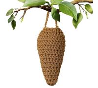 Falso Wasp Nest - 12.2x7.87x0.59 Inches Faux Wasp Nest, Lightweight Hanging Decoy with Natural Shape Design, Garden Accessory for Outdoor Patio Trees Eaves Garden Yard