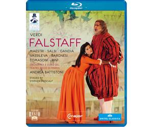 Falstaff: Teatro Regio di Parma (Battistoni) (Blu-ray) (Importación USA)