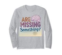 Faltan Algo sarcástico Cerebro Manga Larga