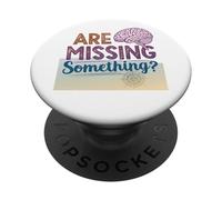 Faltan Algo sarcástico Cerebro PopSockets PopGrip Adhesivo