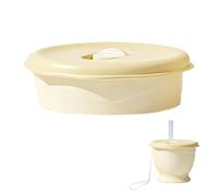 Faltbarer Silikon Trinkbecher 150ml Mit Strohhalm & Handschlaufe - Platzsparende Reisetasse Für Kinder & Erwachsene | Auslaufsicher & Kompakt Für Schule, Fitness & Camping | BPA-frei, 2,5cm Flach