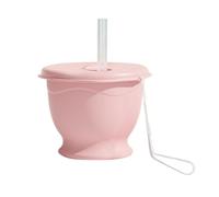 Faltbarer Silikon Trinkbecher 150ml Mit Strohhalm & Handschlaufe - Platzsparende Reisetasse Für Kinder & Erwachsene | Auslaufsicher & Kompakt Für Schule, Fitness & Camping | BPA-frei, 2,5cm Flach