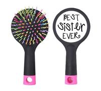 Faly Love Bless Best Sister Quotes Salon - Cepillo para desenredar el cabello, base acolchada