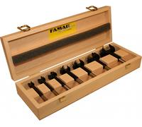 FAMAG 1663.570 BORMAX³, Juego De Brocas Forstner En Caja De Madera, 7 Piezas