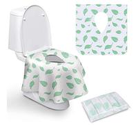 Famard - Fundas de asiento de inodoro desechables, fundas de asiento de orinal portátiles extragrandes para niños pequeños, suaves e impermeables, asiento de entrenamiento de viaje para niños con