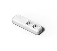 Famatel 2502 - Base doble 16a-250v toma tierra lateral blanco