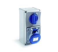 FAMATEL 26008 - Base interblocante superficie 3P 230V16A IP54 vertical