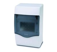 Famatel 3604 - Caja superficie 1-4 elementos puerta transparente