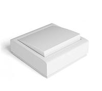 FAMATEL 8002 - Pulsador timbre superficie, 10A-250V, Blanco