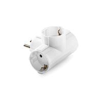 FAMATEL - Adaptador/Enchufe triple | TT | Lateral | 16A | 250V