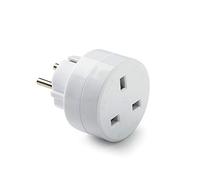 Famatel - Adaptador Europa-UK | Schuko TT | Lateral | 16A-250V