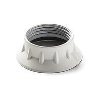 FAMATEL - Arandela portalámparas roscado | Baquelita | Bombillas E-14 | Blanco