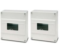 FAMATEL - Armario superficie IP40 | 8 elementos | 195x165x55 | Blanco (Paquete de 2)