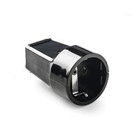 FAMATEL - Toma de corriente con TT lateral | 16A | 250V | Negro