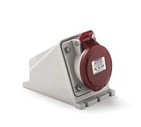 FAMATEL - Base superficie IP44 | 3P+T | 32A | 380-415V | Rojo