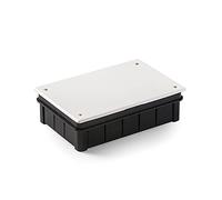 FAMATEL - Caja estanca IP30 | Tapa con Tornillos | Sin conos | 160x100x50 | Gris