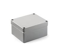 FAMATEL - Caja estanca IP55 | Tapa a presión | Sin conos | 160x135x83 | Gris
