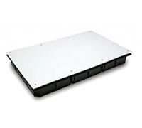 FAMATEL - Cajas empotrar registros ICT IP30 | ICT RTR TB+RDSI | Tapa con tornillos | 300x500x60 | Blanco y negro