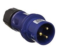 FAMATEL - Clavija industrial IP44 | Cableado rápido de baja tensión | 2P + 1T | 200 - 250V | Azul