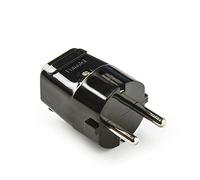 FAMATEL - Clavija | Salida lateral | TT | 16A | 250V | 4,8mm | Negro