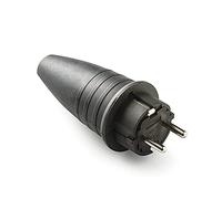 FAMATEL - Clavijas goma IP44 | Goma termoplástica | TT | 16A | 250V | Negro
