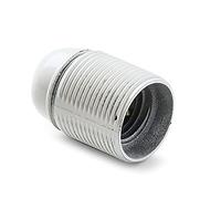 FAMATEL - Portalámparas roscado | Baquelita | Bombillas E-27 | 4A | 250V | Blanco