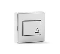 FAMATEL - Pulsador luz | Serie 5000 | 65 x 65 mm | 10A | 250V | Blanco