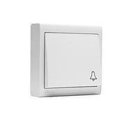 FAMATEL - Pulsador timbre | Superficie | 72 x 72 mm | 10 A | 250V | Serie Living 8000