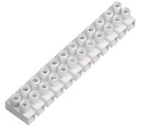 FAMATEL- Regleta de conexión | Cuerpo aislante de polipropileno | 2,5 mm | 24A | Blanco