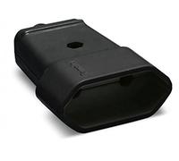 FAMATEL - Toma de corriente sin TT | 10A | 250V | Negro