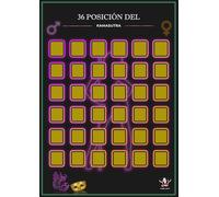 FAME CITY - Posición 36 del Kamasutra, Juegos Románticos Adultos y Reto para Parejas con Máscaras de Fantasía, Póster para Rascar