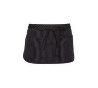 FAME F9RB Rounded Bottom 3 Pocket Waist Apron - Black & Gray Pinstripe - 11″L x 23″W(WFA83332BP)