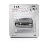 FAMELEC Cabezales de afeitadora eléctrica para Braun Series 7, compatibles con Braun 70S 720 750CC 760CC 790CC Foil Braun Pulsonic 9565 9595, cabezal de afeitadora S7 para cabezales de repuesto Braun