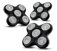 FAMELEC Cabezales de repuesto para afeitadora Remington Balder Pro Head XR7000, afeitadoras eléctricas para hombres calvos compatibles con cuchillas de repuesto Remington, cabeza afeitada suave en