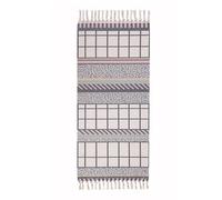 famesale Rug de Lana Tejido Bohemia Geométrica Tira de Almohada Cubierta de Ropa de Sala de Estar Decorativa Estilo Étnico