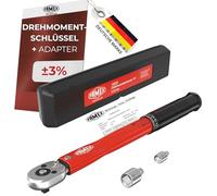 FAMEX 10878-2A Llave dinamométrica de 1/4 pulgadas (6,3 mm), accionamiento 3-30 Nm, para medición en ambas direcciones de giro, para bicicleta eléctrica, mecánica de precisión, probada, pequeña + 2