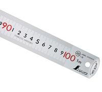 FAMEX 12526 13140 Shinwa Regla de acero inoxidable 100 cm - Regla de metal