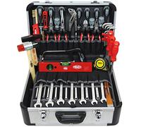 FAMEX 420-88 - Caja de herramientas de aluminio con juego de herramientas superior, ampliable, de alta calidad, para uso comercial