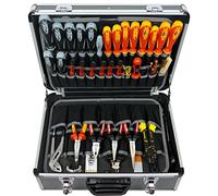 FAMEX 440-L - Maletín de herramientas con 2 paletas con 56 bolsillos - compartimento en el suelo del maletero, vacío, sin herramientas