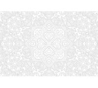 FamHarbor Papel pintado de mandala con patrón vintage, papel pintado fotográfico no tejido, para dormitorio, sala de estar, pasillo, fondo de TV, decoración de pared, 150 cm x 105 cm (ancho x alto