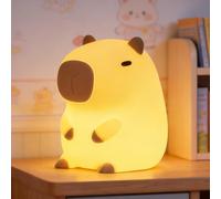 FAMIDUO Luz Nocturna Capibara Clásico, Lámpara Silicona Alimentaria