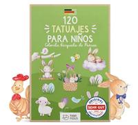 Famifidus 120 respetuoso con la piel tatuajes temporales niños I Dermatológicamente muy bueno I tatuajes niños fabricados en Alemania I tatoos temporales niños I detalles cumpleaños niños