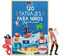 Famifidus 120 respetuoso con la piel tatuajes temporales niños I Dermatológicamente muy bueno I tatuajes niños fabricados en Alemania I tatoos temporales niños I detalles cumpleaños niños