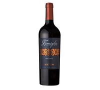 Famiglia Bianchi- Vino Tinto Malbec- Vino de Gran Cuerpo y Profunda Estructura- Producto Argentino Por Excelencia- Bodegas Bianchi- 75 Cl