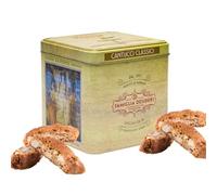 Famiglia Desideri - Cantucci de Prato Galletas de Almendra 30% en Lata Termas Montecatini, Galletas Típicas Toscanas, Artesanales Italianos, 200g Dulce Tradicional