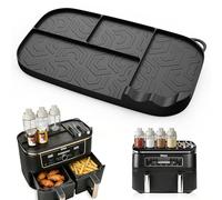familaha Accesorios para Air Fryer Ninja AF500EU AF400EU AF451EU, Rack de Almacenamiento de Silicio con Áreas Funcionales para Airfryer Ninja Foodi Max Dual Zone 9,5L-10,4L