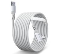 familaha Cable Link de 5m Compatible con Meta Oculus Quest 3s/3/Quest 2/Pro/Pico 4 PC Steam VR Accesorios, Transferencia de Datos de Alta Velocidad, Cable Link USB 3.0 a USB C