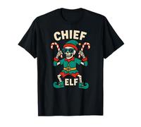 Familia a Juego Elf Chief Elf Fun Mens Christmas Group Camiseta